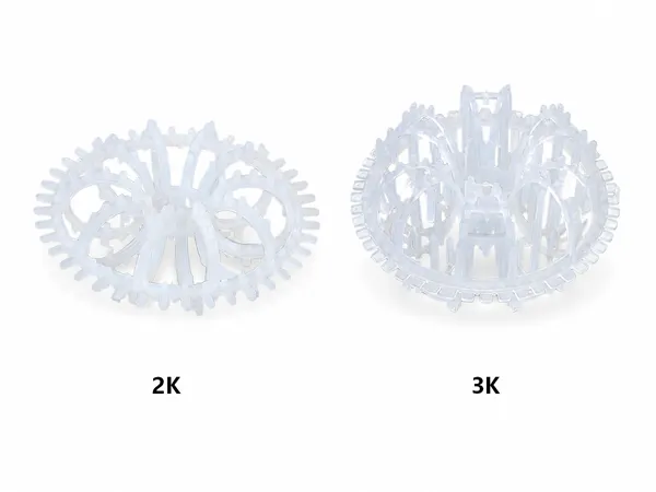 Two different ceilcote teller rosette ring units placed together