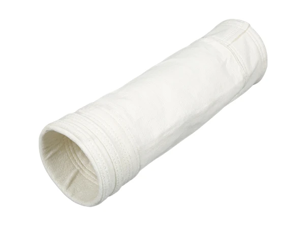 A composite filter bag placed on a flat surface