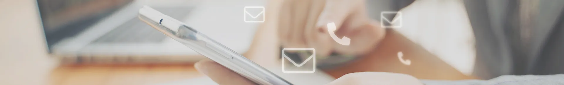 A person is operating a mobile phone.