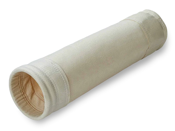 A PPS needle filter bag placed on a gray background