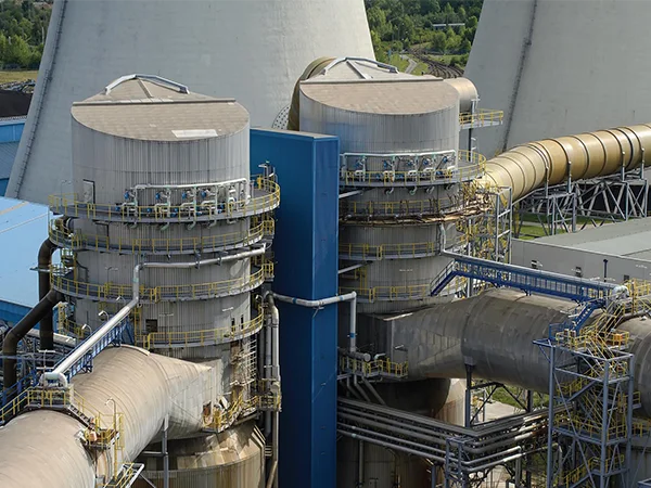 Desulfurization equipment at a coal-fired power plant