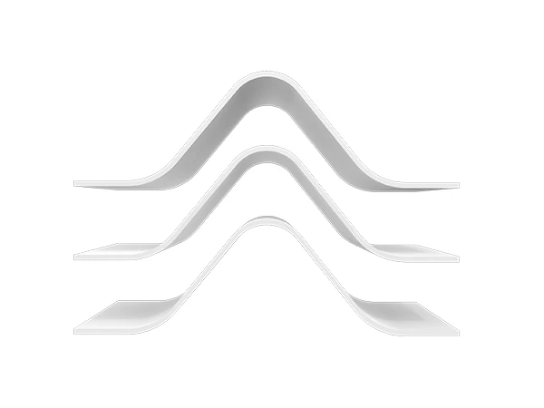 A streamline type double-channel mist eliminator vane model