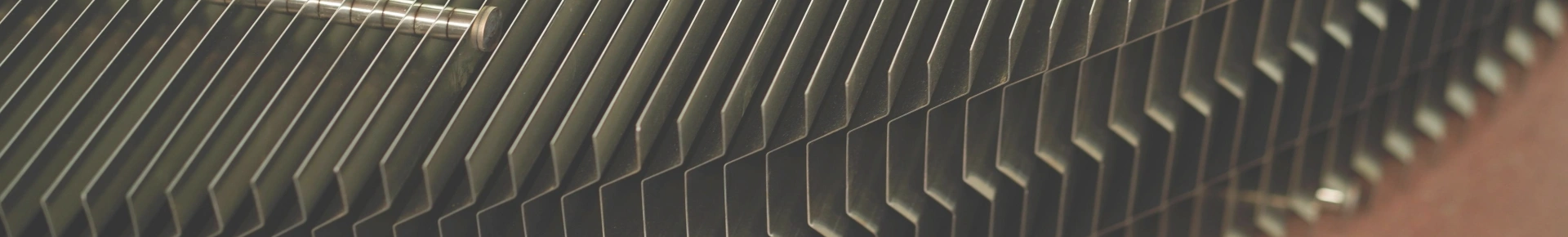 A mist eliminator placed on the ground