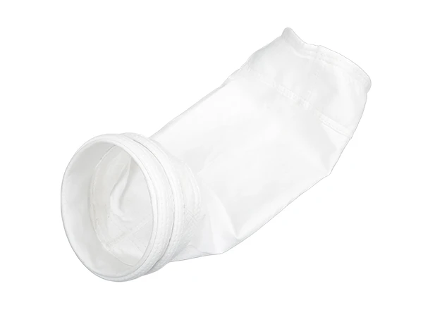 A PTFE filter bag placed on a flat surface