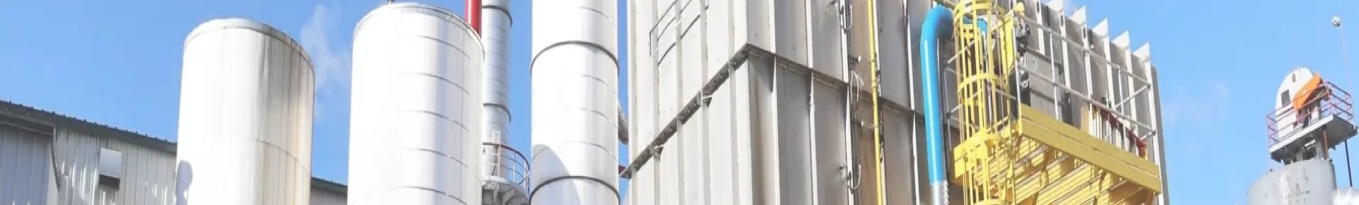 Regenerative thermal oxidation equipment installed on the ground