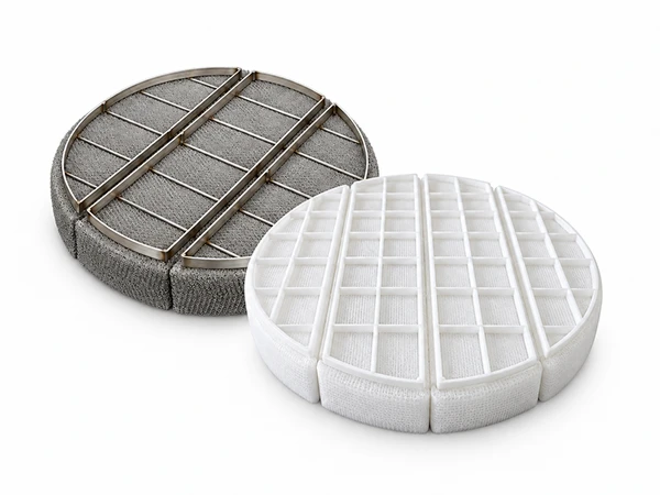 Structural layout of a wire mesh mist eliminator